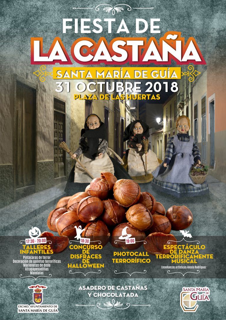 S. Mª. DE GUÍA: Guía celebra mañana la Fiesta de la Castaña y Los Finaos