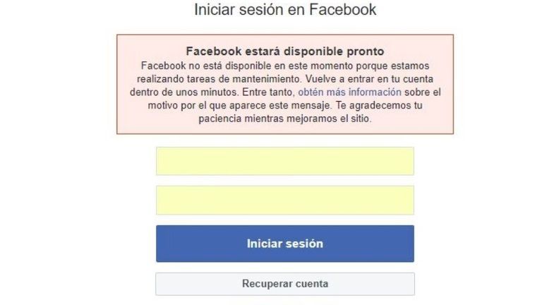 Facebook Problema