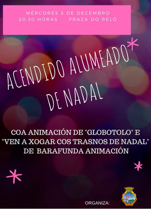 NP 03122018 O acendido da iluminación de Nadal marca este mércores