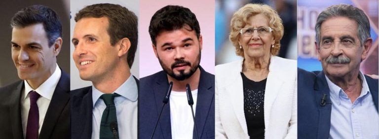 Sánchez, Casado, Rufián, Carmena, Revilla… ¿Cuánto cobran nuestros políticos?