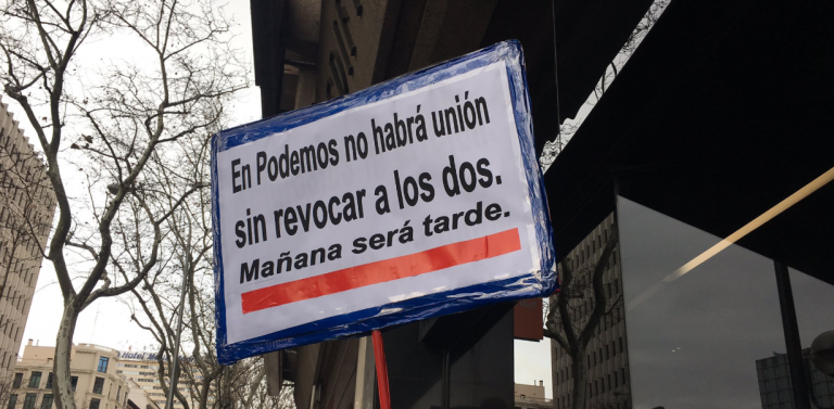 Podemos cierra sin votación su debate sobre cómo concurrir a las elecciones de Madrid