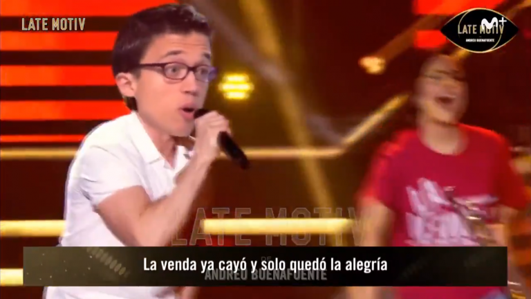 La parodia de ‘Late Motiv’ con Errejón y la canción de Eurovisión