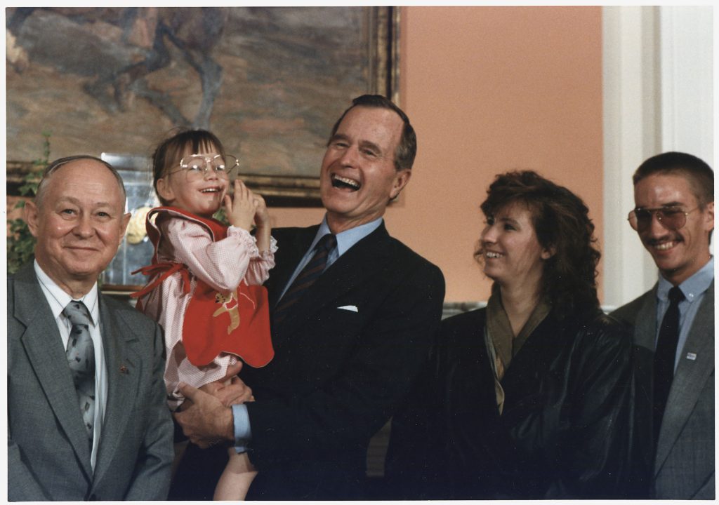 Jessica Mcclure Con George Bush