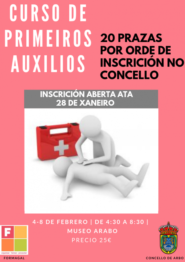 NOVO CARTEL CURSO PRIMEIROS AUXILIOS