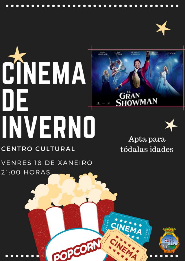 NP 14012019 Este venres continúa o cinema de inverno na Guarda con “O Gran Showman”