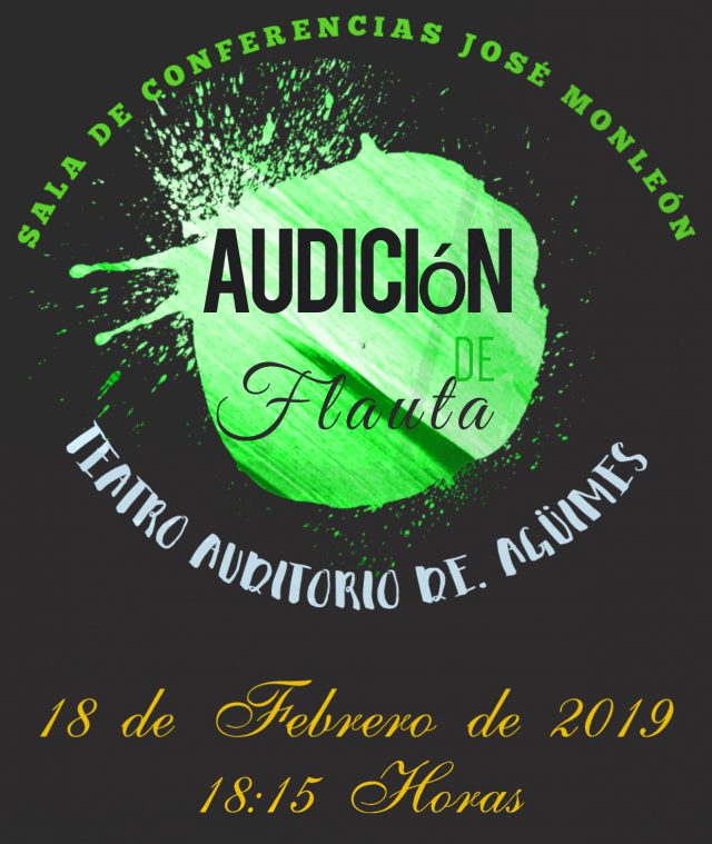 AUDICION FLAUTA - CARTEL
