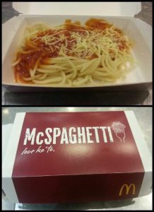 Spaghettis De Mcdonalds