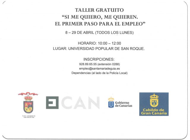 CARTEL TALLER EMPLEO