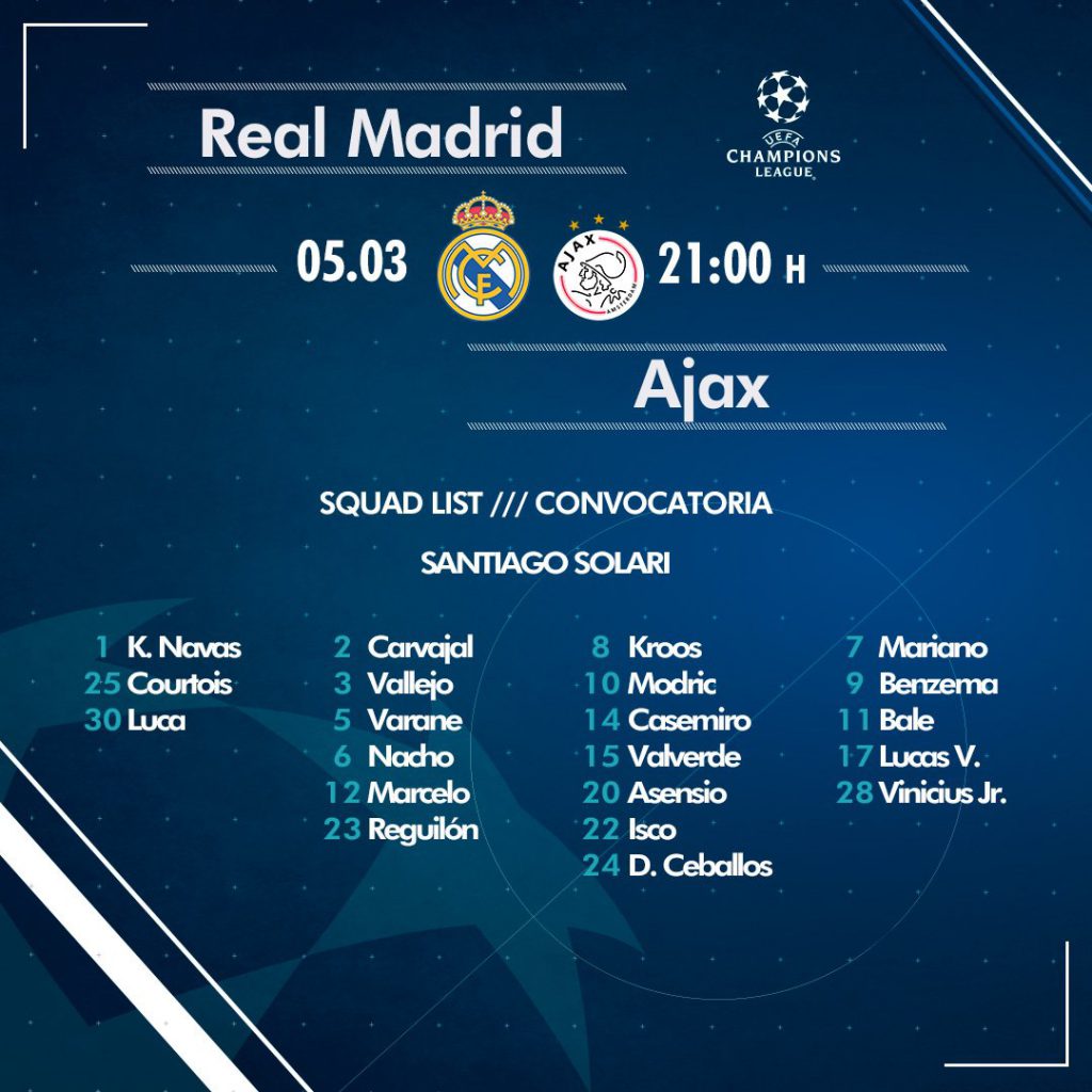 Convocados Madrid