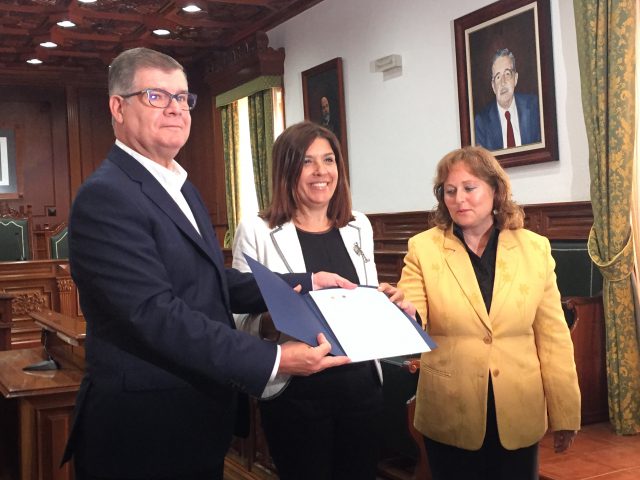 ALCALDESA Y CRONISTAS DE TELDE Y VALSEQUILLO