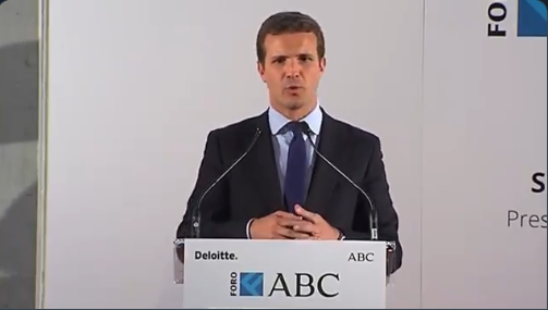Casado vuelve a advertir de que “Sánchez va a hacer exactamente lo que le pida Torra”