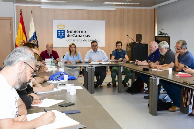 Conrado Domínguez Durante La Mesa Sectorial