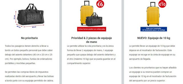 Materialismo Fácil de suceder Apropiado Ryanair cambia su política de equipaje de mano, una vez más
