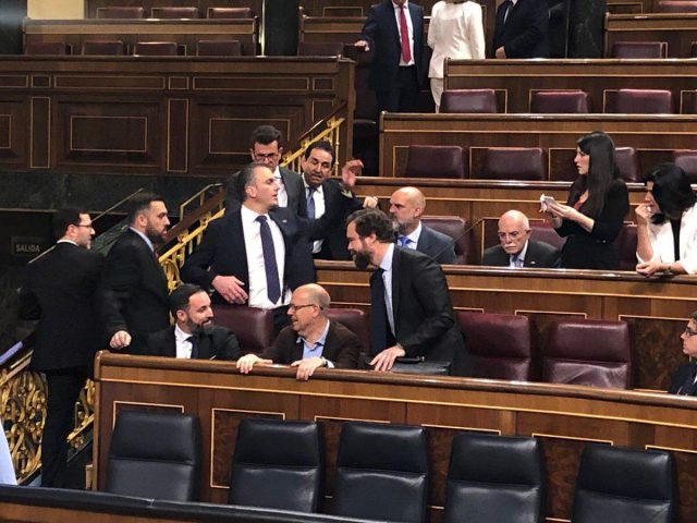 La Mayoría De Diputados Quiere Relegar A Vox Al &Quot;Gallinero&Quot; Del Congreso 2 Vox Psoe Escaño