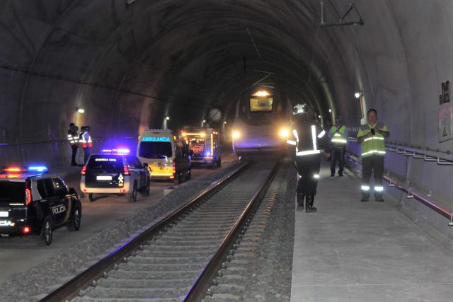 Interior túnel de Archidona