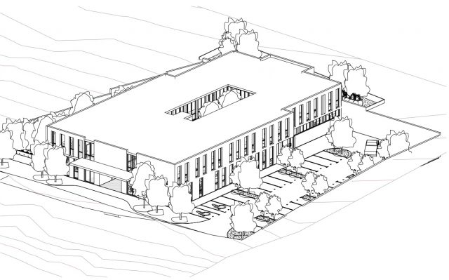 Boceto Anteproyecto Residencia Mayores