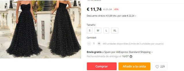 Vestido Pantoja Aliexpress