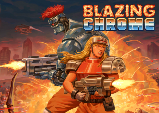 Blazing Chrome Portada