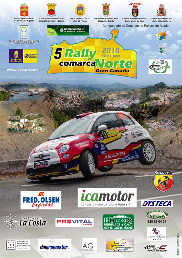 Cartel Oficial Rally Comarca Norte De Gc 2019