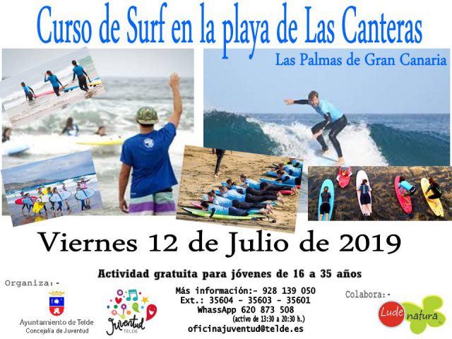 Curso De Surf En Las Canteras