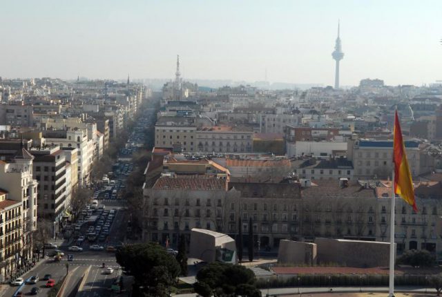 Madrid contaminación dióxido de carbono