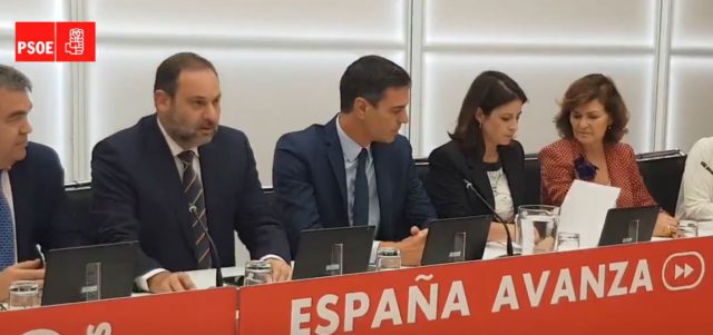 PSOE EJECUTIVA DÍA INVESTIDURA