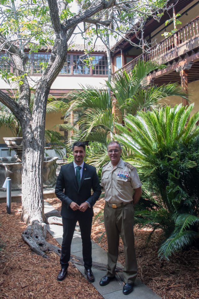 Visita Militar Carlos Palacios Zaforteza 1