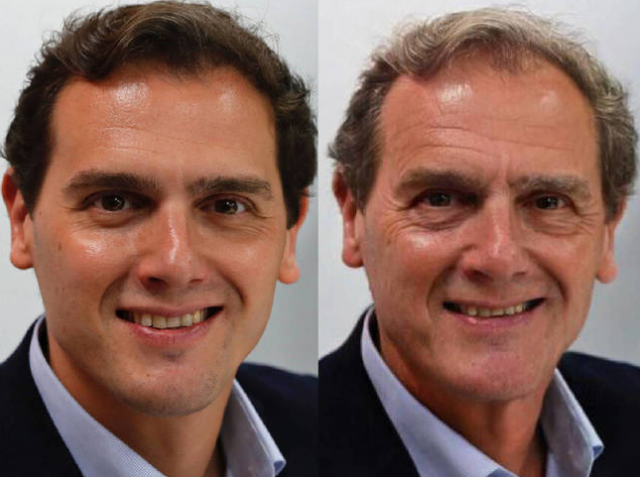 Así son algunos de nuestros famosos envejecidos con 'FaceApp' 18 f albert