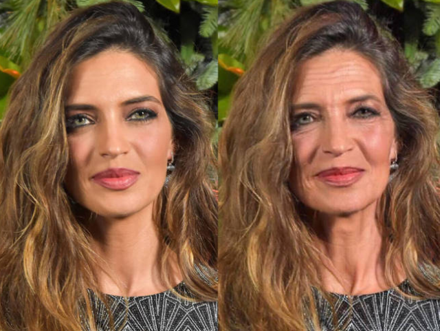 Así son algunos de nuestros famosos envejecidos con 'FaceApp' 27 f sara