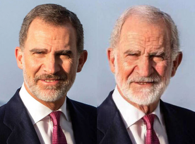 Así son algunos de nuestros famosos envejecidos con 'FaceApp' 28 felipe