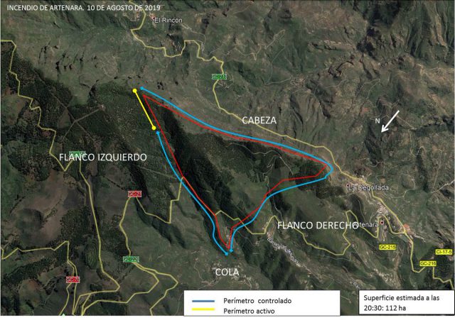 Imagen Mapa Zona Quemada