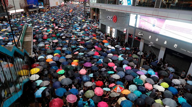 Nueva manifestación contra el gobierno de China en Hong Kong