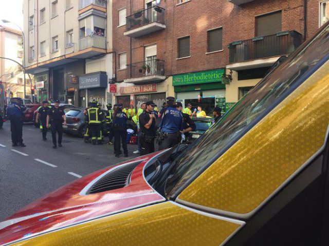 madrid accidente