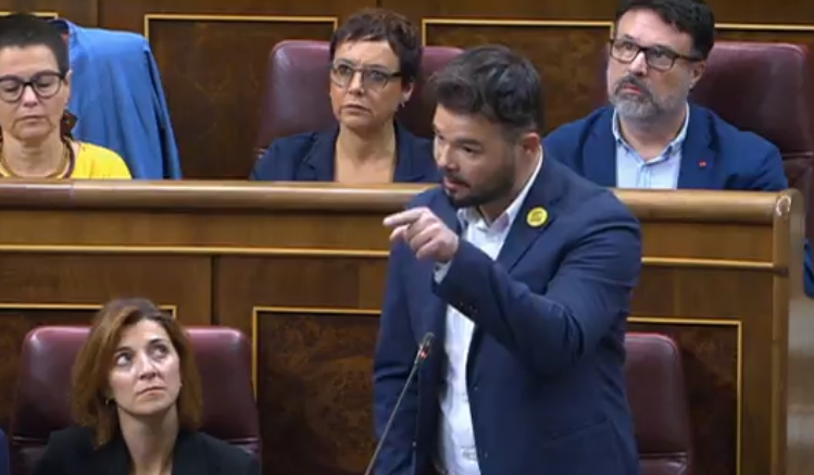 Lastra y Rufián ya están reunidos en busca de posibles opciones para la investidura de Sánchez