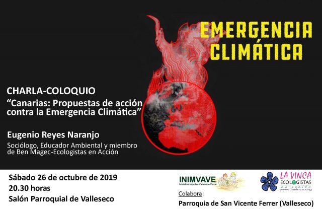 Charla Emergencia Climática - Valleseco