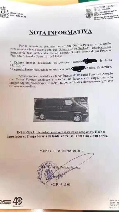 Nota Policia Investigacion