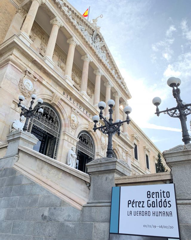 Benito Pérez Galdós Ocupa La Biblioteca Nacional De España