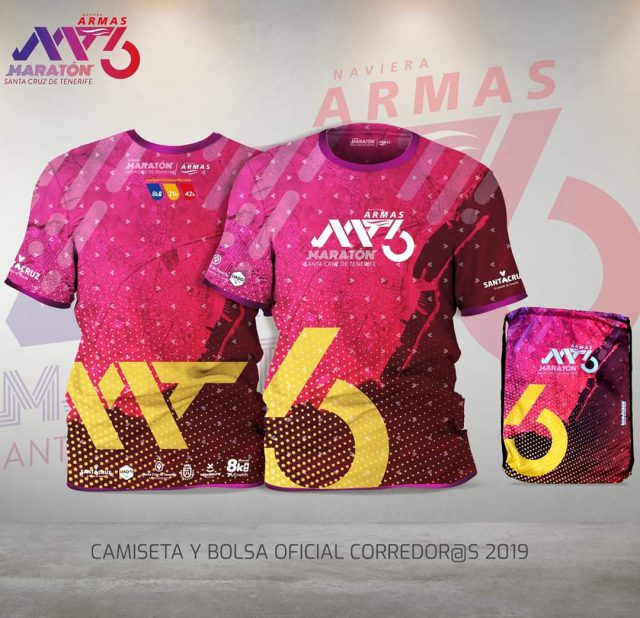 camiseta y bolsa oficial corredores