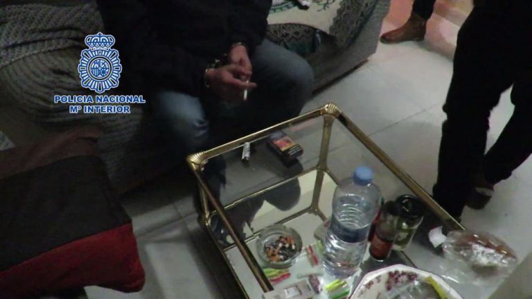 El momento de la detención de ‘El Capitán’, uno de los mayores distribuidores de heroína de España