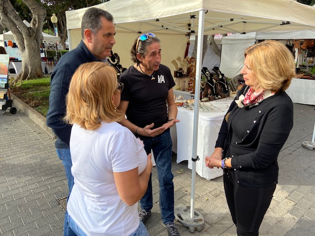 El PP pide a Hidalgo que defienda a los artesanos de la capital y permita que compartan espacio con la FEDAC en temporada de cruceros