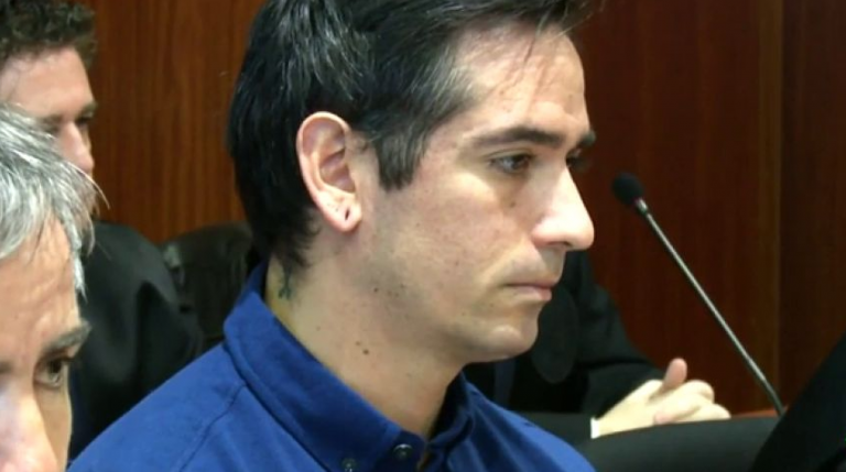 Rodrigo Lanza, condenado a cinco años de prisión por el ‘crimen de los tirantes’