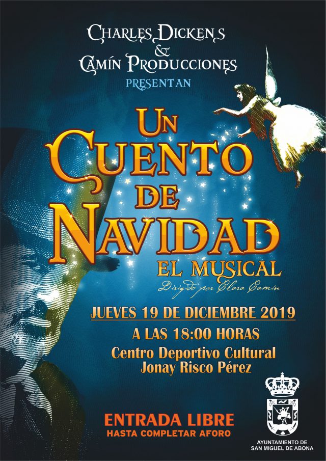CARTEL MUSICAL CUENTOS NAVIDAD