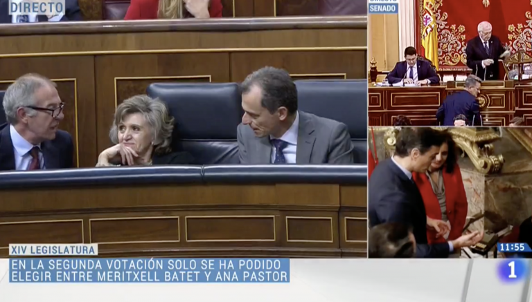 TVE pone por error la música de ‘El Padrino’ durante la retransmisión de la constitución de las Cortes