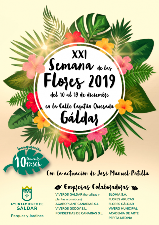 Cartel Semana de las Flores 2019