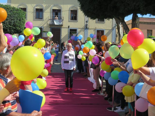 Xayo recibido en la Plaza Grande el pasado mes de octubre tras su paso a la semifinal del concurso televisivo