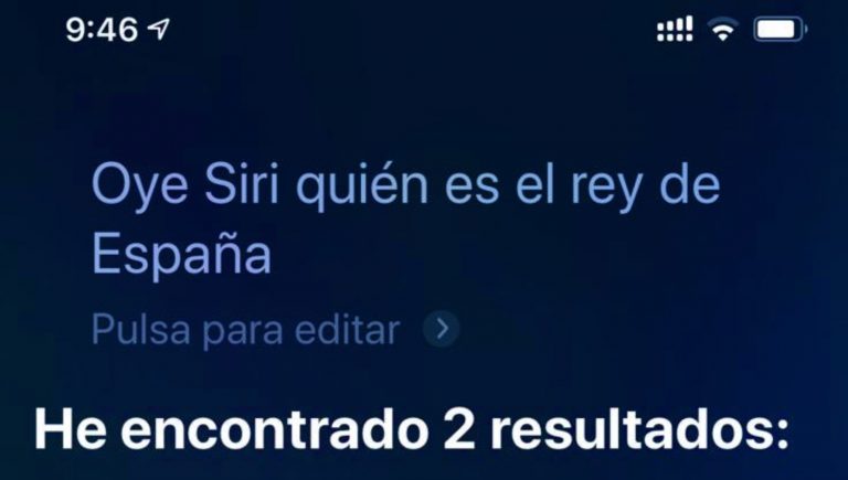 ‘Oye, Siri ¿quién es el rey de España?’: la polémica respuesta del asistente de voz de Apple