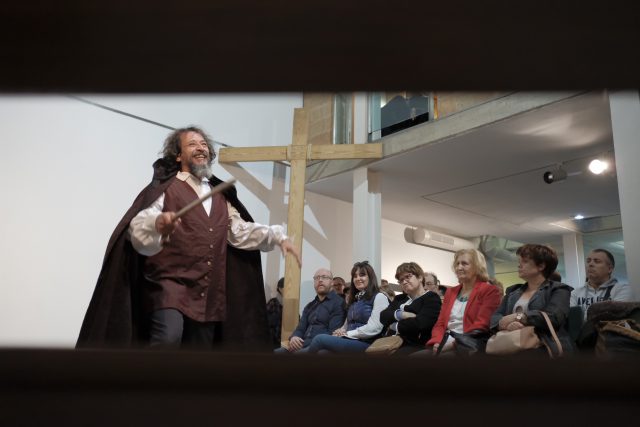 Actor Miguel Aìngel Maciel Interpretando Los Condenados. Imagen Aìngel Medina