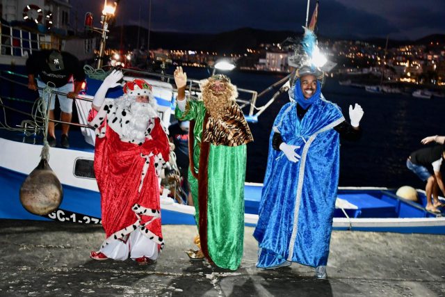 Los Reyes Magos Desembarcan En Arguineguín