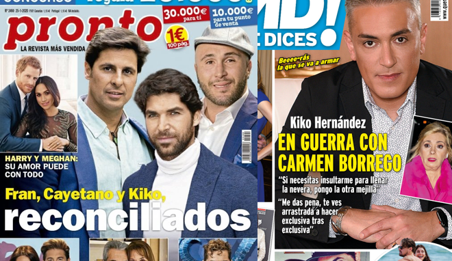 Kiosco rosa: portadas de las revistas del corazón