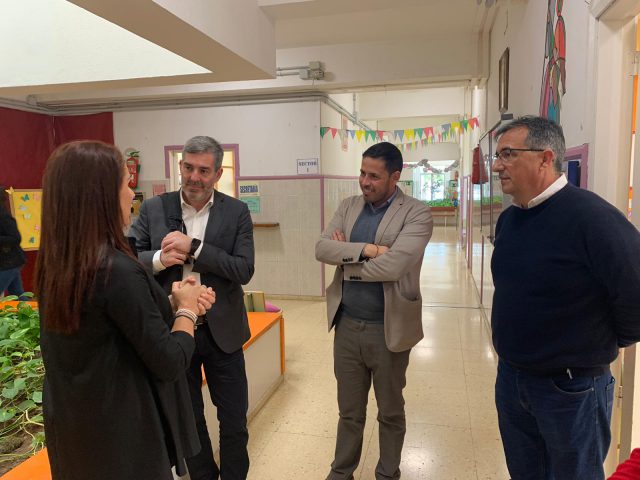 Durante La Visita De Fernando Clavijo 6